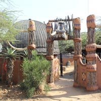Touring South Africa - Shakaland Entrance
